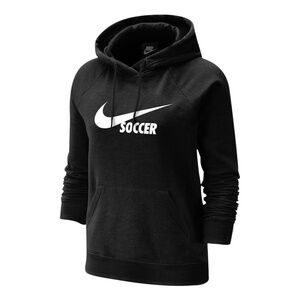 BRAND NEW women nike Nike soccer black hoody hoodie sweater size M